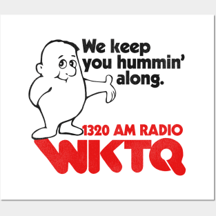 1320 WKTQ Pittsburgh Retro Defunct Radio Station Posters and Art